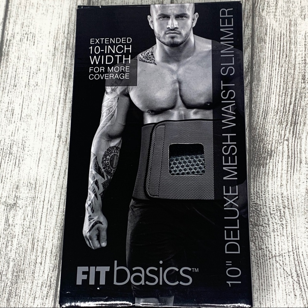 Fit basics 10” mesh Waist slimmer.  new (open box)